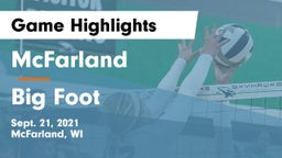 McFarland  vs Big Foot  Game Highlights - Sept. 21, 2021