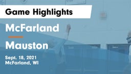 McFarland  vs Mauston  Game Highlights - Sept. 18, 2021