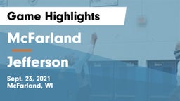 McFarland  vs Jefferson  Game Highlights - Sept. 23, 2021