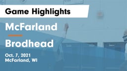 McFarland  vs Brodhead  Game Highlights - Oct. 7, 2021