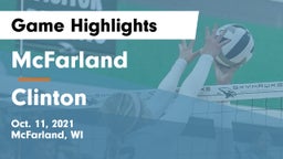 McFarland  vs Clinton  Game Highlights - Oct. 11, 2021