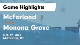 McFarland  vs Monona Grove  Game Highlights - Oct. 12, 2021