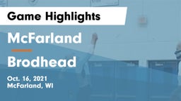 McFarland  vs Brodhead  Game Highlights - Oct. 16, 2021