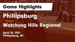 Phillipsburg  vs Watchung Hills Regional  Game Highlights - April 28, 2021