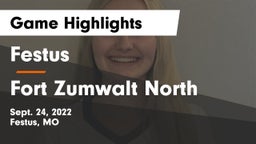 Festus  vs Fort Zumwalt North  Game Highlights - Sept. 24, 2022