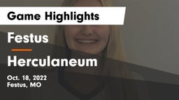 Festus  vs Herculaneum  Game Highlights - Oct. 18, 2022