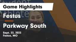 Festus  vs Parkway South  Game Highlights - Sept. 22, 2023