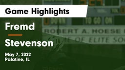 Fremd  vs Stevenson  Game Highlights - May 7, 2022