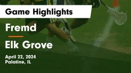 Fremd  vs Elk Grove  Game Highlights - April 22, 2024