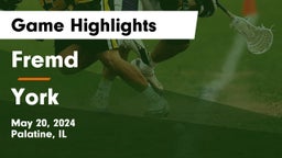 Fremd  vs York  Game Highlights - May 20, 2024