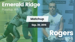 Matchup: Emerald Ridge High vs. Rogers  2016