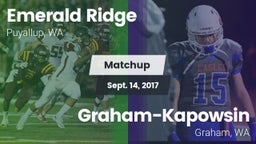 Matchup: Emerald Ridge High vs. Graham-Kapowsin  2017