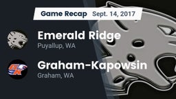 Recap: Emerald Ridge  vs. Graham-Kapowsin  2017