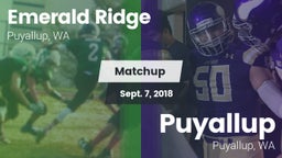 Matchup: Emerald Ridge High vs. Puyallup  2018
