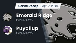 Recap: Emerald Ridge  vs. Puyallup  2018