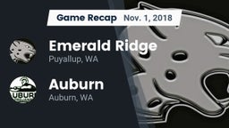 Recap: Emerald Ridge  vs. Auburn  2018