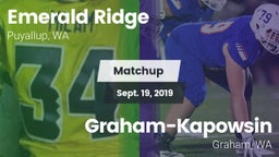 Matchup: Emerald Ridge High vs. Graham-Kapowsin  2019