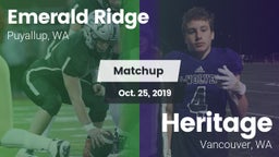 Matchup: Emerald Ridge High vs. Heritage  2019