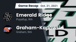 Recap: Emerald Ridge  vs. Graham-Kapowsin  2021