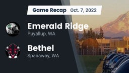 Recap: Emerald Ridge  vs. Bethel  2022