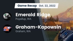 Recap: Emerald Ridge  vs. Graham-Kapowsin  2022