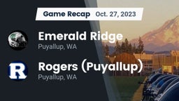 Recap: Emerald Ridge  vs. Rogers  (Puyallup) 2023