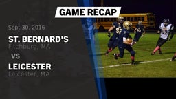 Recap: St. Bernard's  vs. Leicester  2016