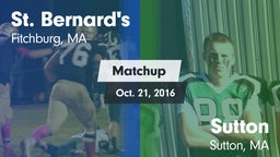 Matchup: St. Bernard's vs. Sutton  2016