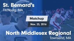Matchup: St. Bernard's vs. North Middlesex Regional  2016