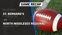 Recap: St. Bernard's  vs. North Middlesex Regional  2016