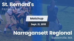 Matchup: St. Bernard's vs. Narragansett Regional  2018