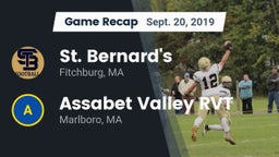 Recap: St. Bernard's  vs. Assabet Valley RVT  2019