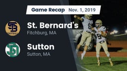 Recap: St. Bernard's  vs. Sutton  2019