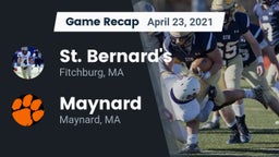 Recap: St. Bernard's  vs. Maynard  2021