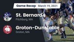 Recap: St. Bernard's  vs. Groton-Dunstable  2021