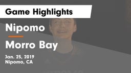 Nipomo  vs Morro Bay  Game Highlights - Jan. 25, 2019