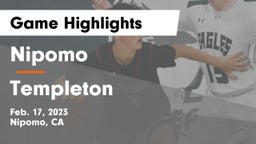 Nipomo  vs Templeton  Game Highlights - Feb. 17, 2023