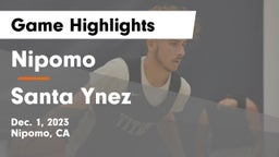 Nipomo  vs Santa Ynez  Game Highlights - Dec. 1, 2023