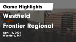 Westfield  vs Frontier Regional Game Highlights - April 11, 2024