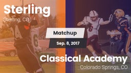 Matchup: Sterling  vs. Classical Academy  2017