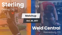 Matchup: Sterling  vs. Weld Central  2017