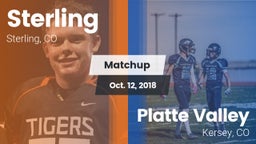 Matchup: Sterling  vs. Platte Valley  2018