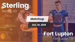 Matchup: Sterling  vs. Fort Lupton  2018