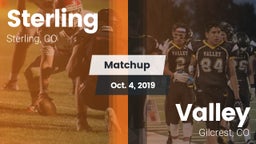 Matchup: Sterling  vs. Valley  2019