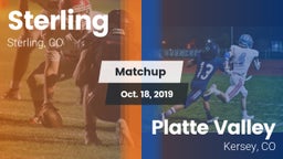 Matchup: Sterling  vs. Platte Valley  2019