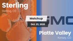 Matchup: Sterling  vs. Platte Valley  2020