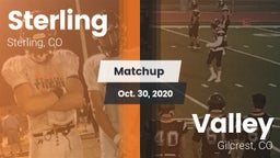 Matchup: Sterling  vs. Valley  2020