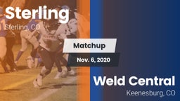Matchup: Sterling  vs. Weld Central  2020