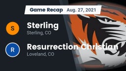 Recap: Sterling  vs. Resurrection Christian  2021