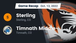 Recap: Sterling  vs. Timnath Middle- 2022